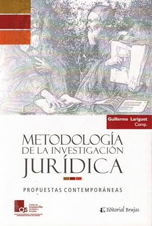 Imagen del vendedor de Metodologa de la investigacin jurdica: propuestas contemporneas. a la venta por La Librera, Iberoamerikan. Buchhandlung