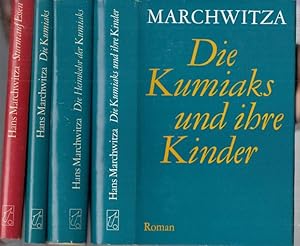 Bild des Verkufers fr Werke in Einzelausgaben. Hier 4 Bnde ( von 8 ): Die Kumiaks / Die Heimkehr der Kumiaks / Die Kumiaks und ihre Kinder / Sturm auf Essen. zum Verkauf von Antiquariat Carl Wegner