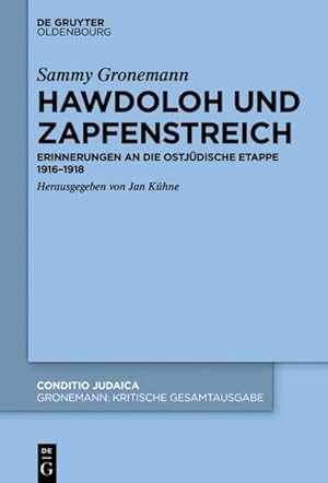 Image du vendeur pour Kritische Gesamtausgabe, Hawdoloh und Zapfenstreich mis en vente par BuchWeltWeit Ludwig Meier e.K.