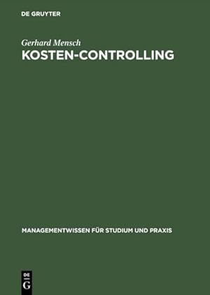 Immagine del venditore per Kosten-Controlling venduto da BuchWeltWeit Ludwig Meier e.K.