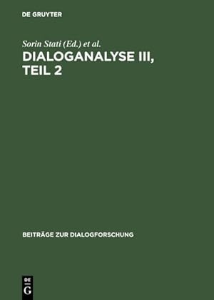 Imagen del vendedor de Dialoganalyse. Bd.3/2 a la venta por BuchWeltWeit Ludwig Meier e.K.