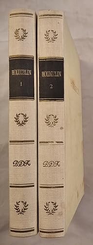 Hölderlins Werke in zwei Bänden (2 Bücher). Erster Band: Gedichte. Zweiter Band: Hyperion - Der T...