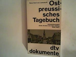Seller image for Ostpreussisches Tagebuch. Aufzeichnungen eines Arztes aus den Jahren 1945-1947 for sale by ANTIQUARIAT FRDEBUCH Inh.Michael Simon