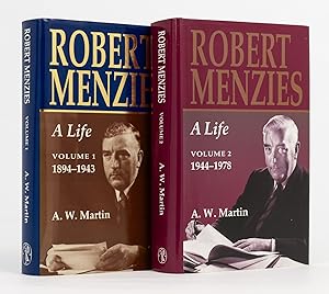Bild des Verkufers fr Robert Menzies. A Life. Volume 1: 1894-1943 [and] Volume 2: 1944-1978 zum Verkauf von Michael Treloar Booksellers ANZAAB/ILAB