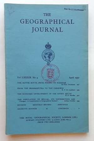 The Geographical Journal - Vol. 89, No. 4 / April 1937 (Einzelheft / single copy)