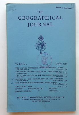 The Geographical Journal - Vol. 90, No. 4 / October 1937 (Einzelheft / single copy)