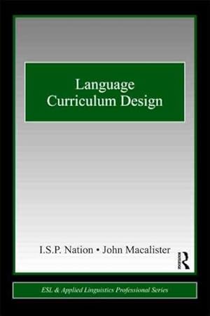 Seller image for Language Curriculum Design for sale by GreatBookPrices