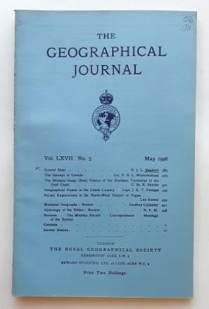 The Geographical Journal - Vol. 67, No. 5 / May 1926 (Einzelheft / single copy)