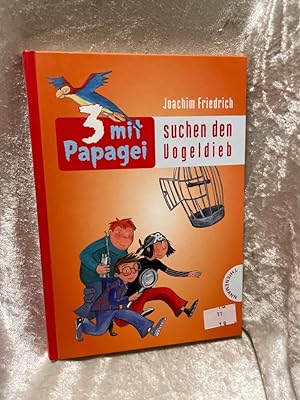 Immagine del venditore per Drei mit Papagei suchen den Vogeldieb (3 mit Papagei) Mit Bildern von Barbara Korthues venduto da Antiquariat Jochen Mohr -Books and Mohr-