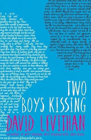 Immagine del venditore per Two Boys Kissing venduto da BuchWeltWeit Ludwig Meier e.K.