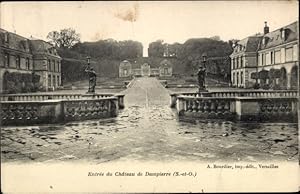 Ansichtskarte / Postkarte Dampierre-Yvelines, Eingang zum Schloss