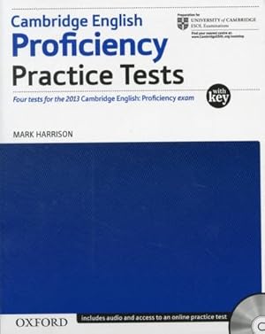 Imagen del vendedor de Cambridge English: Proficiency (CPE): Practice Tests with Key, m. Buch, m. CD-ROM, m. Beilage; . a la venta por BuchWeltWeit Ludwig Meier e.K.