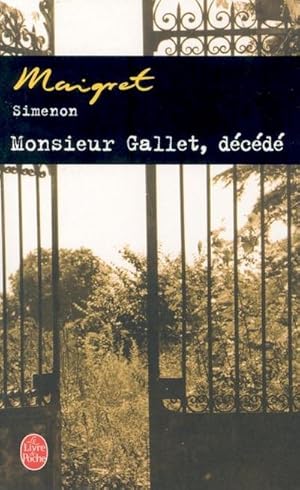 Seller image for Monsieur Gallet dcd for sale by BuchWeltWeit Ludwig Meier e.K.