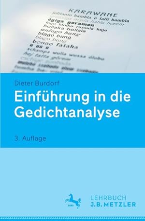 Seller image for Einfhrung in die Gedichtanalyse for sale by BuchWeltWeit Ludwig Meier e.K.