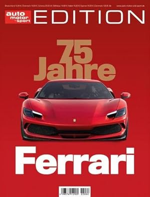 Seller image for auto motor und sport Edition - 75 Jahre Ferrari for sale by BuchWeltWeit Ludwig Meier e.K.