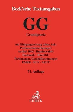 Image du vendeur pour Grundgesetz fr die Bundesrepublik Deutschland mis en vente par BuchWeltWeit Ludwig Meier e.K.