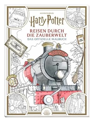 Immagine del venditore per Aus den Filmen zu Harry Potter: Reisen durch die Zauberwelt - Das offizielle Malbuch venduto da BuchWeltWeit Ludwig Meier e.K.
