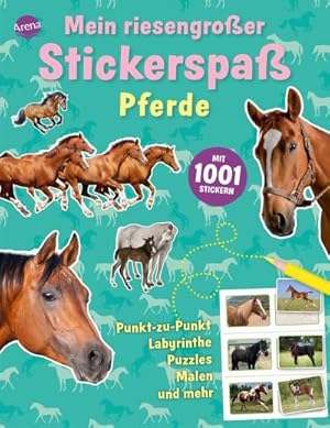 Bild des Verkufers fr Mein riesengroer Stickerspa. Pferde zum Verkauf von BuchWeltWeit Ludwig Meier e.K.