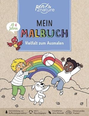 Image du vendeur pour Mein Malbuch - Vielfalt zum Ausmalen. Fr alle Kinder ab 4 Jahren mis en vente par BuchWeltWeit Ludwig Meier e.K.
