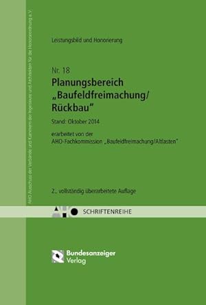Bild des Verkufers fr Planungsbereich "Baufeldfreimachung/Rckbau" zum Verkauf von BuchWeltWeit Ludwig Meier e.K.