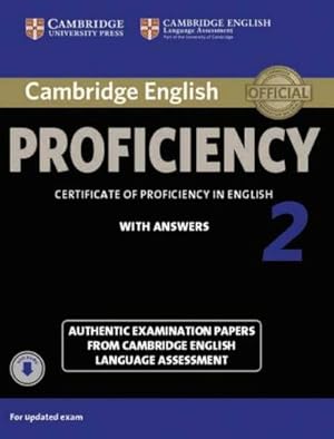 Imagen del vendedor de Cambridge English Proficiency 2 for updated exam. Student's Book with answers and downloadable audio a la venta por BuchWeltWeit Ludwig Meier e.K.