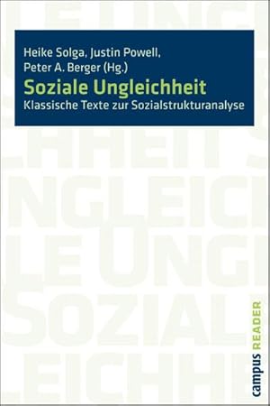Seller image for Soziale Ungleichheit for sale by BuchWeltWeit Ludwig Meier e.K.