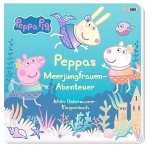 Immagine del venditore per Peppa Pig: Peppas Meerjungfrauen-Abenteuer - Mein Unterwasser-Klappenbuch venduto da BuchWeltWeit Ludwig Meier e.K.
