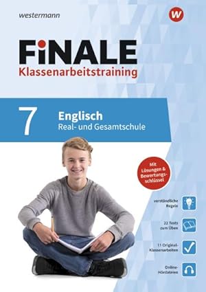 Imagen del vendedor de FiNALE Klassenarbeitstraining. Englisch 7 mit Online-Hrdateien a la venta por BuchWeltWeit Ludwig Meier e.K.