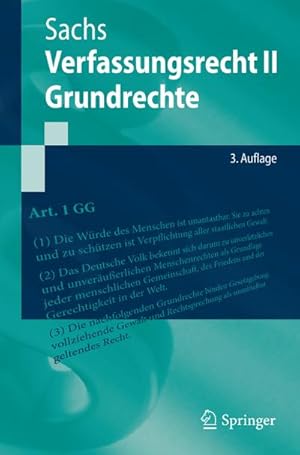 Bild des Verkufers fr Verfassungsrecht II - Grundrechte zum Verkauf von BuchWeltWeit Ludwig Meier e.K.