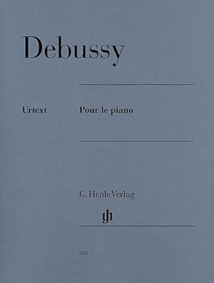 Bild des Verkufers fr Debussy, Claude - Pour le piano zum Verkauf von BuchWeltWeit Ludwig Meier e.K.