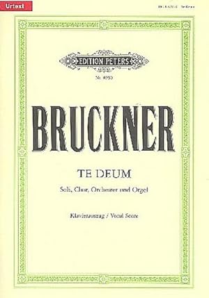 Seller image for Te Deum C-Dur / URTEXT for sale by BuchWeltWeit Ludwig Meier e.K.