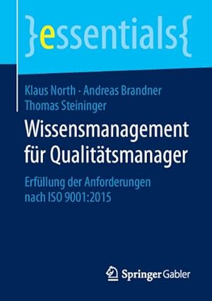 Seller image for Wissensmanagement fr Qualittsmanager for sale by BuchWeltWeit Ludwig Meier e.K.