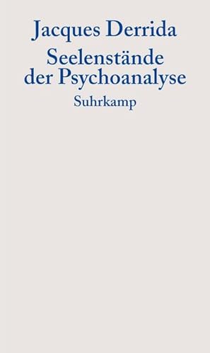 Imagen del vendedor de Seelenstnde der Psychoanalyse a la venta por BuchWeltWeit Ludwig Meier e.K.