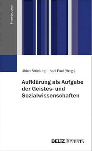 Seller image for Aufklrung als Aufgabe der Geistes- und Sozialwissenschaften for sale by BuchWeltWeit Ludwig Meier e.K.