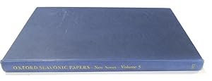 Seller image for Oxford Slavonic Papers: Volume 5, 1972 for sale by PsychoBabel & Skoob Books