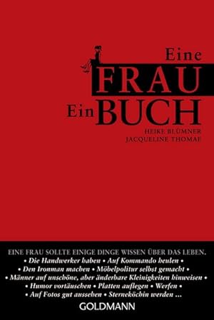 Imagen del vendedor de Eine Frau. Ein Buch. a la venta por BuchWeltWeit Ludwig Meier e.K.