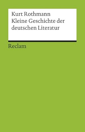 Seller image for Kleine Geschichte der deutschen Literatur for sale by BuchWeltWeit Ludwig Meier e.K.