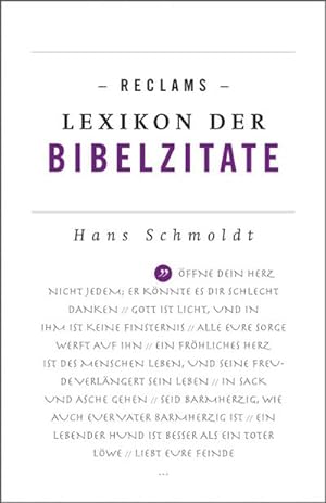 Seller image for Reclams Lexikon der Bibelzitate for sale by BuchWeltWeit Ludwig Meier e.K.