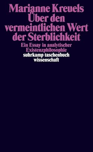 Seller image for ber den vermeintlichen Wert der Sterblichkeit for sale by BuchWeltWeit Ludwig Meier e.K.