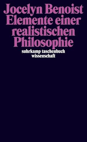 Seller image for Elemente einer realistischen Philosophie for sale by BuchWeltWeit Ludwig Meier e.K.
