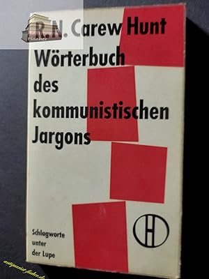 Seller image for Wrterbuch des kommunistischen Jargons. for sale by Antiquariat-Fischer - Preise inkl. MWST