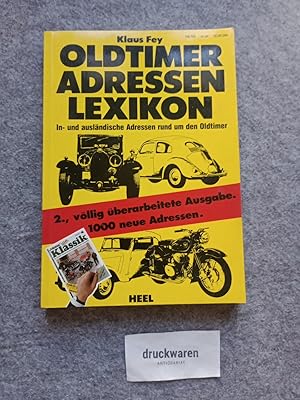 Oldtimer-Adressen-Lexikon. Oldtimer-Adressen-Lexikon 1984.