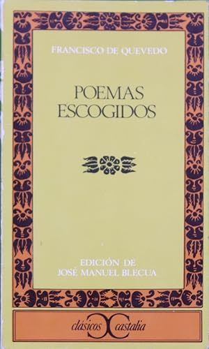 Imagen del vendedor de Poemas escogidos a la venta por Librera Alonso Quijano