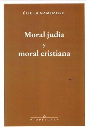Imagen del vendedor de Moral juda y moral cristiana . a la venta por Librera Astarloa