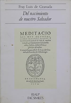 Imagen del vendedor de Del nacimiento de Nuestro Salvador a la venta por Librera Alonso Quijano