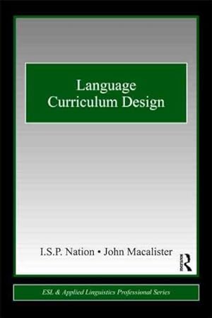 Seller image for Language Curriculum Design for sale by GreatBookPrices