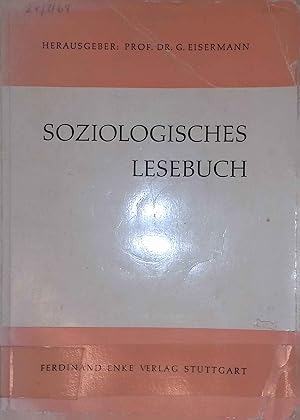 Seller image for Soziologisches Lesebuch. for sale by books4less (Versandantiquariat Petra Gros GmbH & Co. KG)