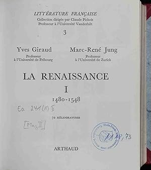 Seller image for La Renaissance I 1480-1548. for sale by books4less (Versandantiquariat Petra Gros GmbH & Co. KG)