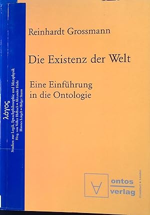 Bild des Verkufers fr Die Existenz der Welt : eine Einfhrung in die Ontologie. Logos ; Bd. 1 zum Verkauf von books4less (Versandantiquariat Petra Gros GmbH & Co. KG)