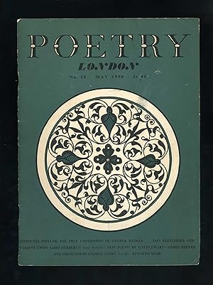 Seller image for POETRY (LONDON) - A Bi-Monthly of Modern Verse and Criticism: Vol. 5, No. 18 - May 1950 - includes contributions by George Barker, Gavin Ewart et al for sale by Orlando Booksellers